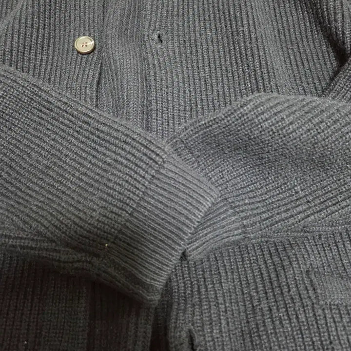 [BUNJANG] Toffee Round Neck Cardigan - Black / 토피 라운드넥 가디건 XL사이즈 블랙