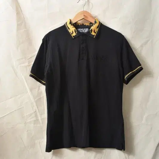 [BUNJANG] Versace Baroque Polo Shirt / 베르사체 바로크 반팔 카라티 L M0291