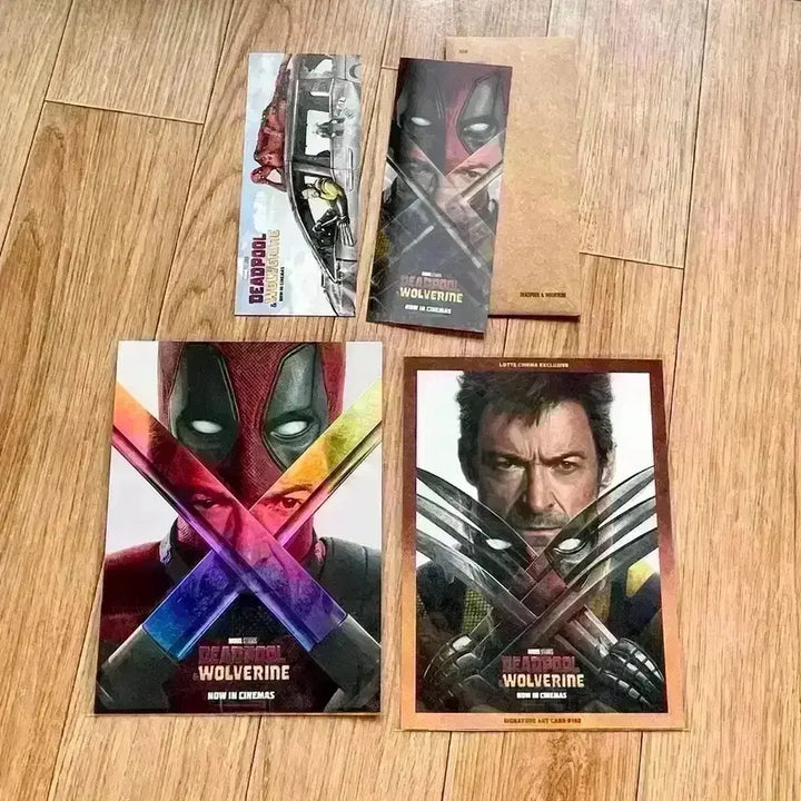 [BUNJANG] Deadpool &amp; Wolverine IMAX Poster &amp; Art Card Set / 데드풀과 울버린 pet 포스터 아이맥스 2주차 TTT 아트카드 특전