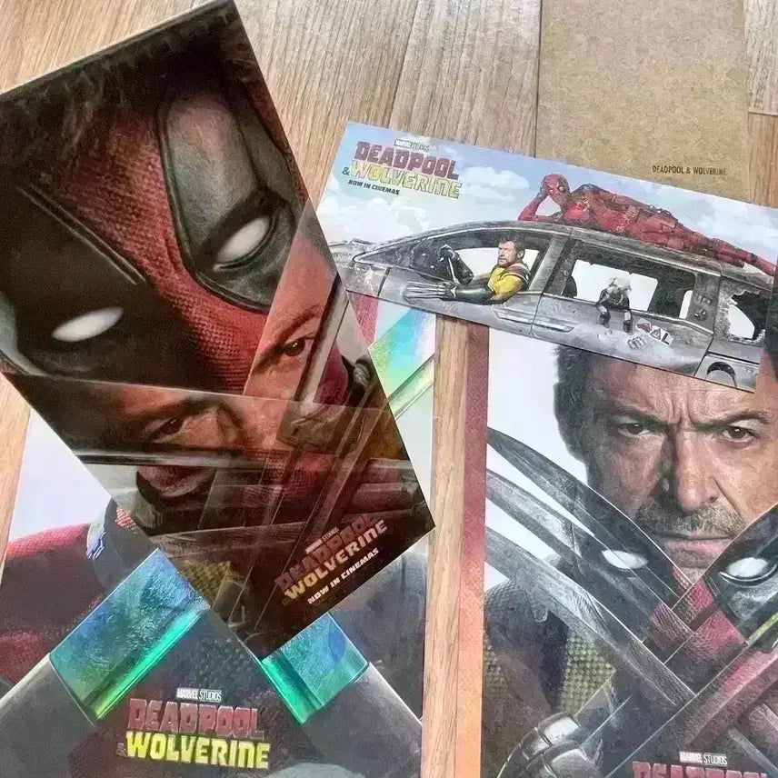 [BUNJANG] Deadpool &amp; Wolverine IMAX Poster &amp; Art Card Set / 데드풀과 울버린 pet 포스터 아이맥스 2주차 TTT 아트카드 특전