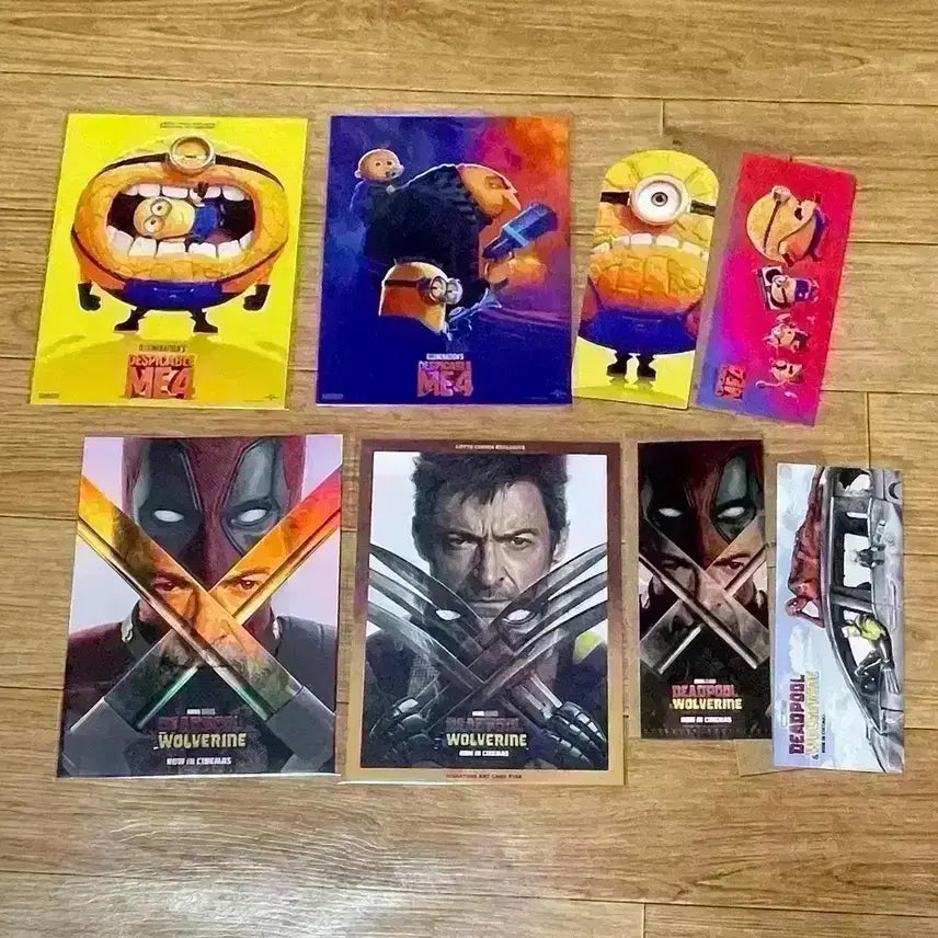 [BUNJANG] Deadpool &amp; Wolverine IMAX Poster &amp; Art Card Set / 데드풀과 울버린 pet 포스터 아이맥스 2주차 TTT 아트카드 특전