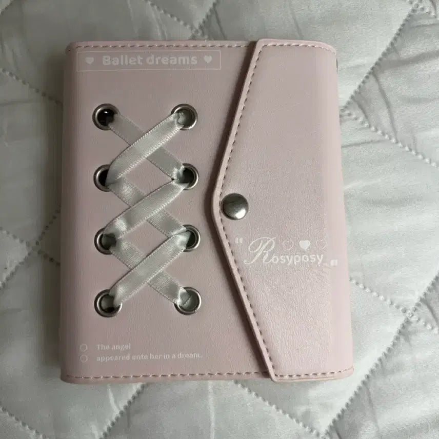 [BUNJANG] Pink Balletcore Mini Binder / 핑크색 발레코어 미니 바인더