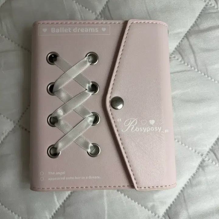 [BUNJANG] Pink Balletcore Mini Binder / 핑크색 발레코어 미니 바인더
