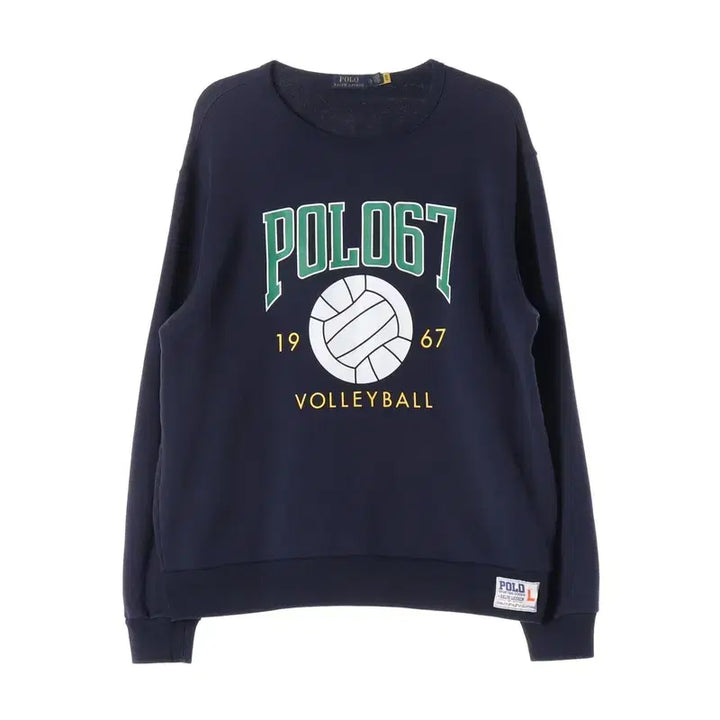[BUNJANG] Polo Ralph Lauren 67 Volleyball Sweatshirt / 폴로 랄프로렌 네이비 67 발리볼 맨투맨 L