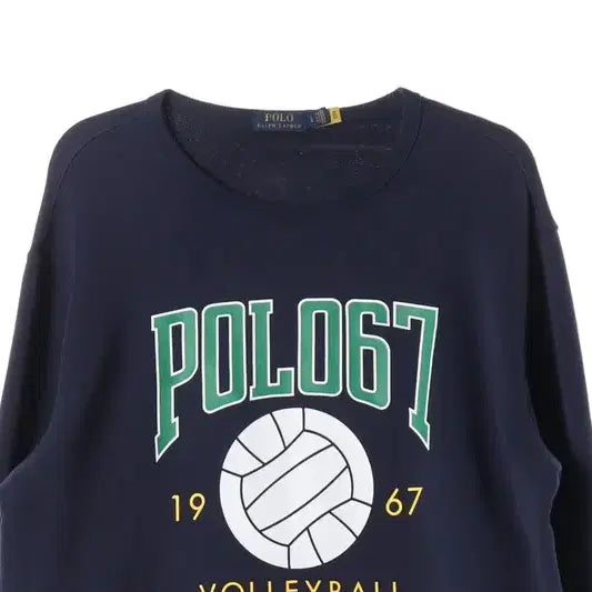 [BUNJANG] Polo Ralph Lauren 67 Volleyball Sweatshirt / 폴로 랄프로렌 네이비 67 발리볼 맨투맨 L