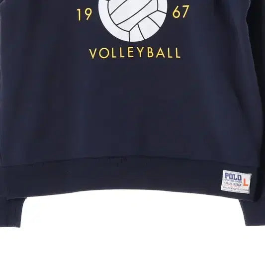 [BUNJANG] Polo Ralph Lauren 67 Volleyball Sweatshirt / 폴로 랄프로렌 네이비 67 발리볼 맨투맨 L
