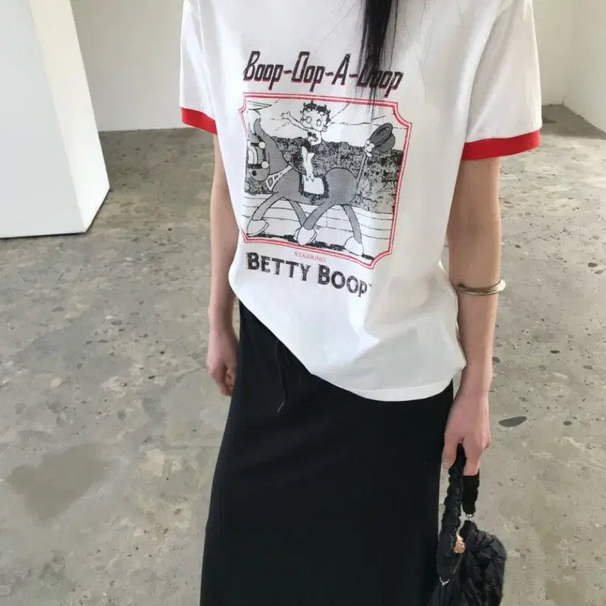 [BUNJANG] We Are Betty Boop T-shirt / 위아 베티붑붑 티셔츠 새상품  we  are
