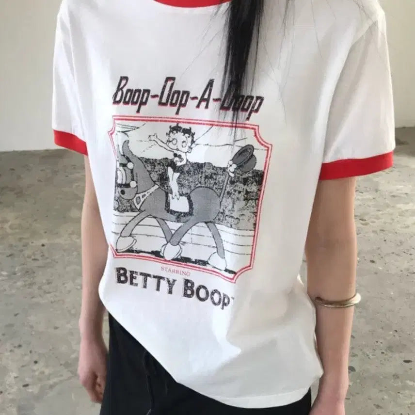 [BUNJANG] We Are Betty Boop T-shirt / 위아 베티붑붑 티셔츠 새상품  we  are