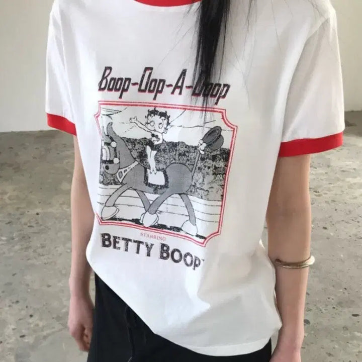 [BUNJANG] We Are Betty Boop T-shirt / 위아 베티붑붑 티셔츠 새상품  we  are