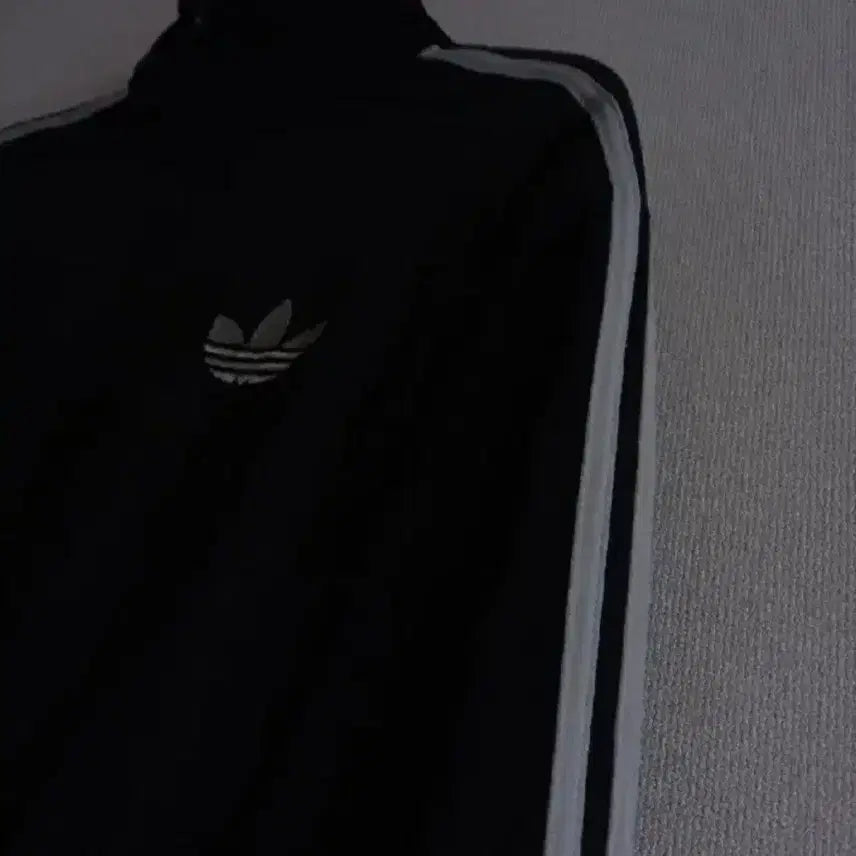 [BUNJANG] Adidas Firebird Black Silver Track Top Jersey Jacket / 아디다스 파이어버드 블랙 실버 트랙탑 저지 져지집업 100/L