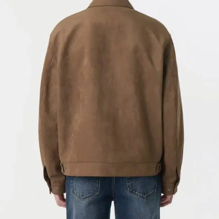 [SOLD OUT] 무신사 스탠다드 신세틱 스웨이드 워크 재킷 [라이트 브라운]