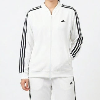 [BUNJANG] Adidas 3S Track Jacket White (L) / 정품/새상품) 아디다스 여성 3S 트랙 자켓 화이트 (L/98)