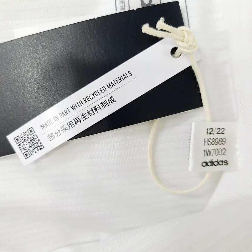 [BUNJANG] Adidas 3S Track Jacket White (L) / 정품/새상품) 아디다스 여성 3S 트랙 자켓 화이트 (L/98)