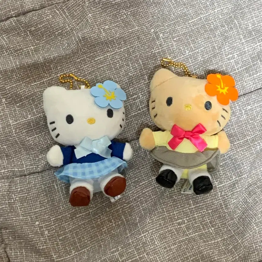 [BUNJANG] Gyarukyiti Kogyaru Mascot 2-Type Doll Keyring / 정품/일괄) 갸루키티 코갸루 마스코트 2종 인형키링