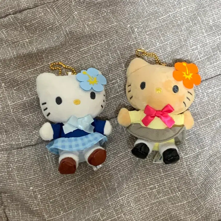 [BUNJANG] Gyarukyiti Kogyaru Mascot 2-Type Doll Keyring / 정품/일괄) 갸루키티 코갸루 마스코트 2종 인형키링