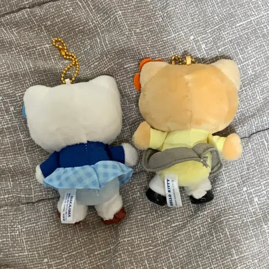 [BUNJANG] Gyarukyiti Kogyaru Mascot 2-Type Doll Keyring / 정품/일괄) 갸루키티 코갸루 마스코트 2종 인형키링