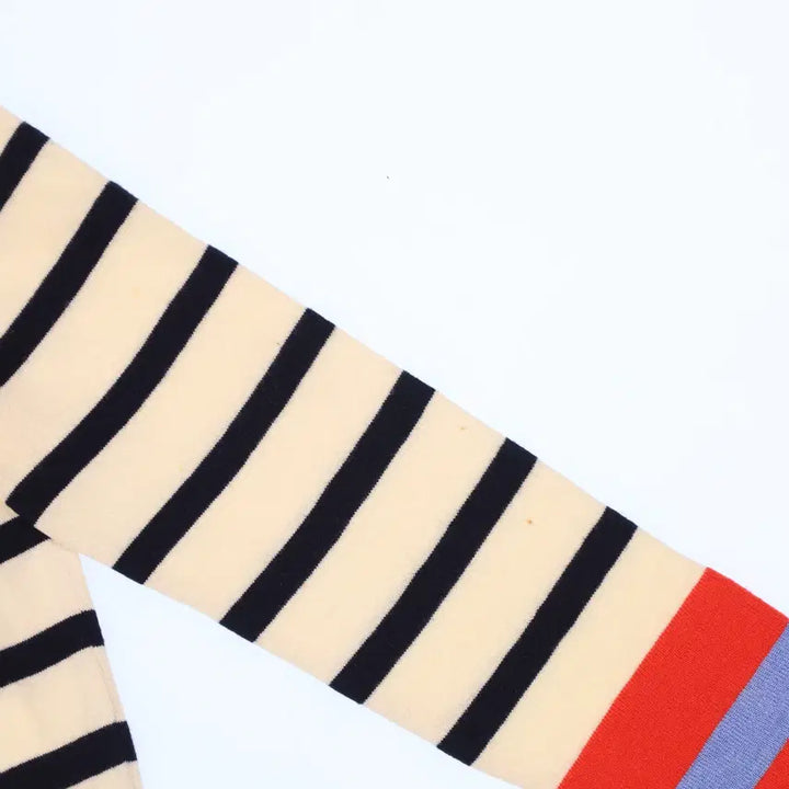 [BUNJANG] Hansum Stripe Long Sleeve T-shirt / 90 마인 한섬 스트라이프 긴팔 티셔츠 N7587