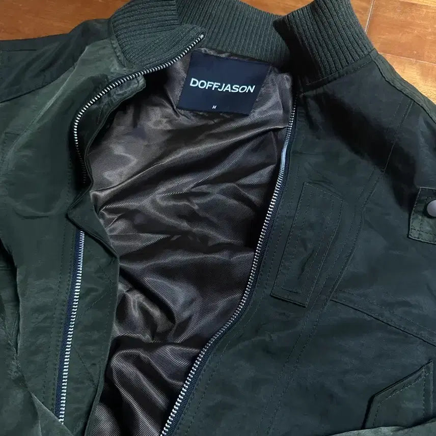 [BUNJANG] Dopejason MA-1 Flight Jacket Olive / 도프제이슨 하시넥 MA-1 플라이트 자켓 OLIVE