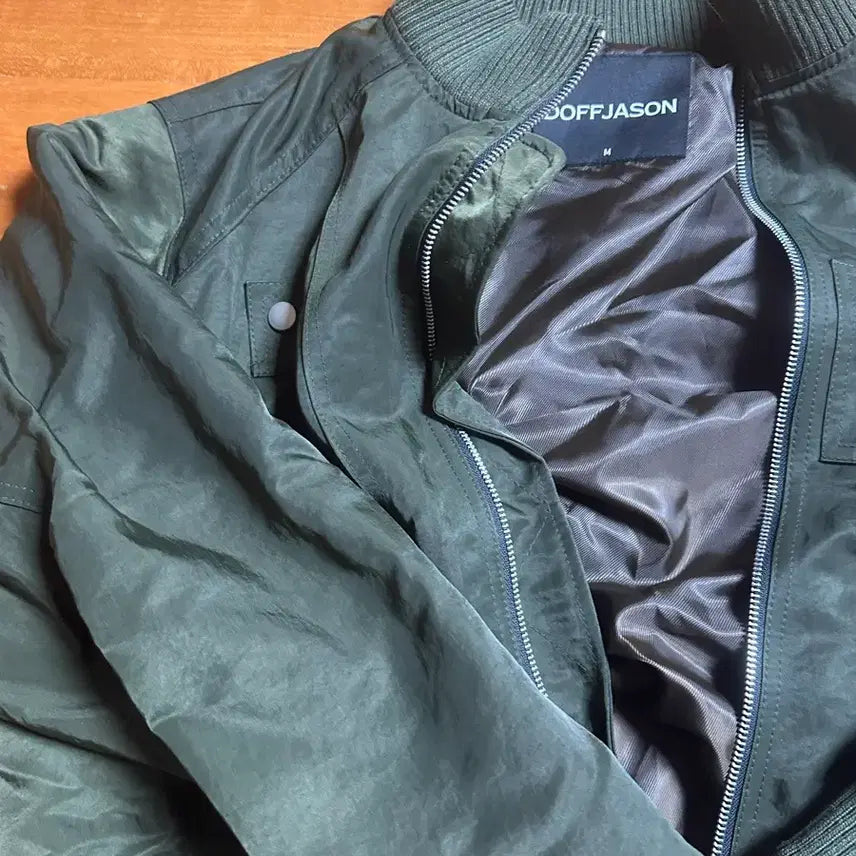 [BUNJANG] Dopejason MA-1 Flight Jacket Olive / 도프제이슨 하시넥 MA-1 플라이트 자켓 OLIVE
