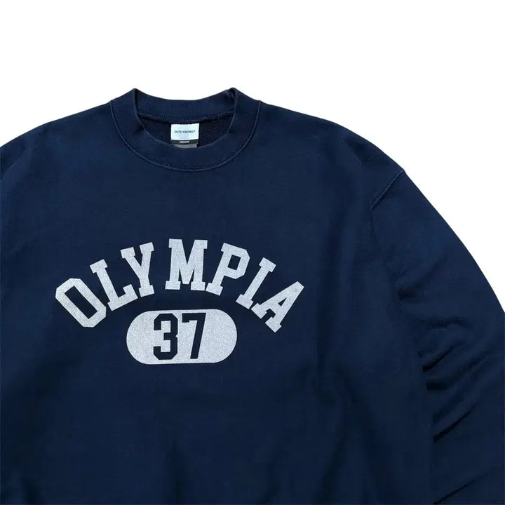 [BUNJANG] Outstanding Olympia Deep Navy MTM / 아웃스탠딩 올림피아 맨투맨