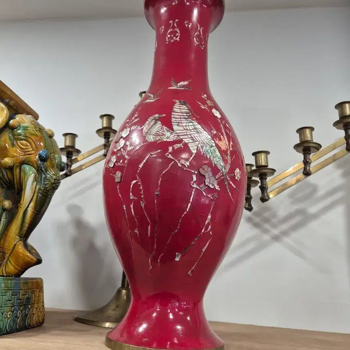 [BUNJANG] 50cm Mother-of-Pearl Vase / 50 센치 동재질 자개화병 1개단가입니다