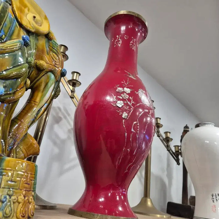 [BUNJANG] 50cm Mother-of-Pearl Vase / 50 센치 동재질 자개화병 1개단가입니다