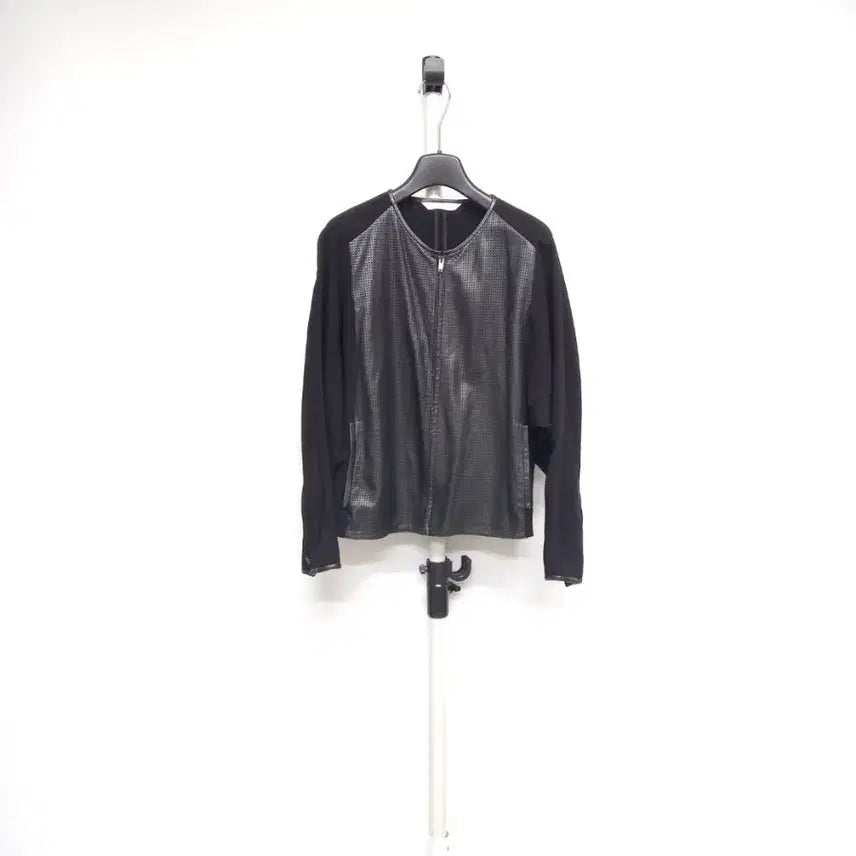 [BUNJANG] MICHAA Leather Accent Jacket / 미샤 MICHAA 춘추 양가죽배색 자켓 55