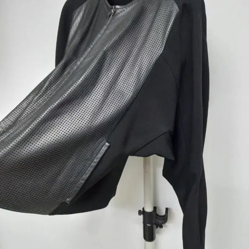 [BUNJANG] MICHAA Leather Accent Jacket / 미샤 MICHAA 춘추 양가죽배색 자켓 55