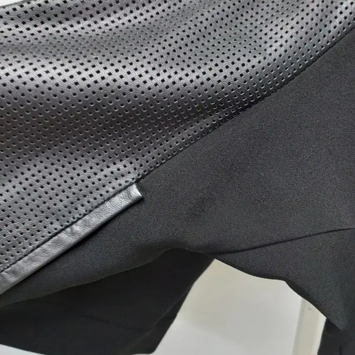 [BUNJANG] MICHAA Leather Accent Jacket / 미샤 MICHAA 춘추 양가죽배색 자켓 55