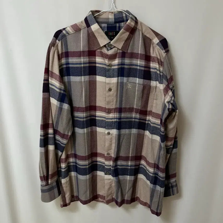[BUNJANG] Daks Tartan Check Long Sleeve Shirt XL / 닥스 타탄 체크 긴팔 셔츠 XL/105