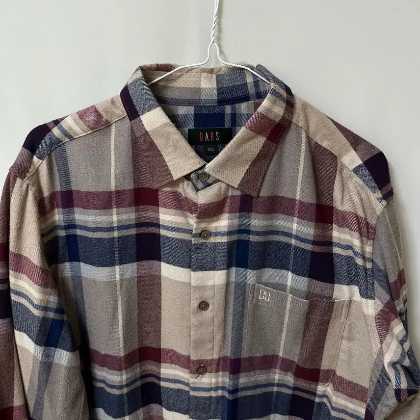 [BUNJANG] Daks Tartan Check Long Sleeve Shirt XL / 닥스 타탄 체크 긴팔 셔츠 XL/105