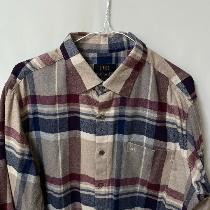 [BUNJANG] Daks Tartan Check Long Sleeve Shirt XL / 닥스 타탄 체크 긴팔 셔츠 XL/105