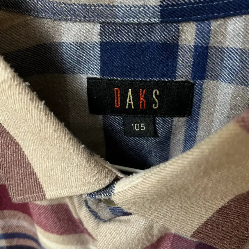 [BUNJANG] Daks Tartan Check Long Sleeve Shirt XL / 닥스 타탄 체크 긴팔 셔츠 XL/105