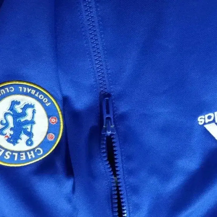 [BUNJANG] Adidas Chelsea Blue Gray Track Top Jersey / 아디다스 첼시 블루 그레이 트랙탑 저지 져지집업 100/L