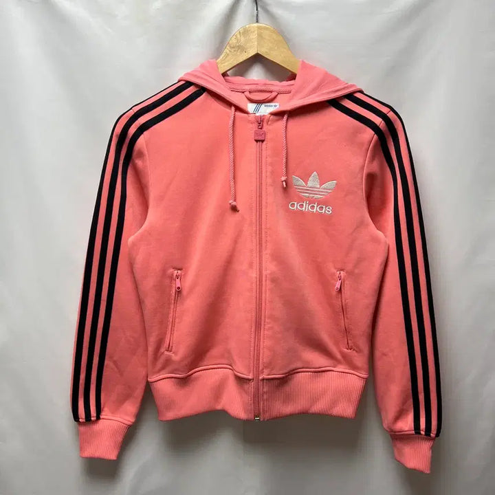 [SOLD OUT] [정품/90] 아디다스 플락 유로파 핑크 후드집업 트랙탑/져지