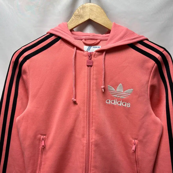 [SOLD OUT] [정품/90] 아디다스 플락 유로파 핑크 후드집업 트랙탑/져지