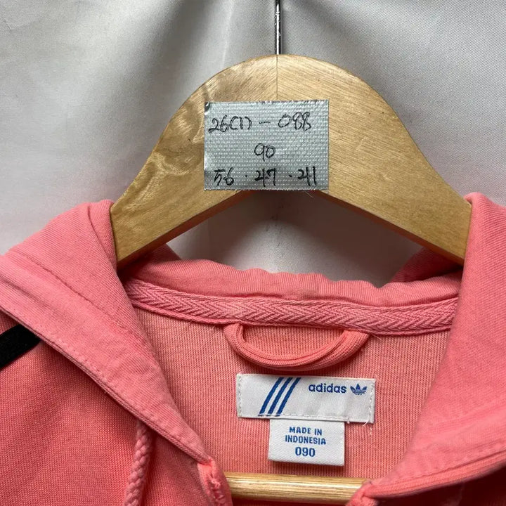 [SOLD OUT] [정품/90] 아디다스 플락 유로파 핑크 후드집업 트랙탑/져지