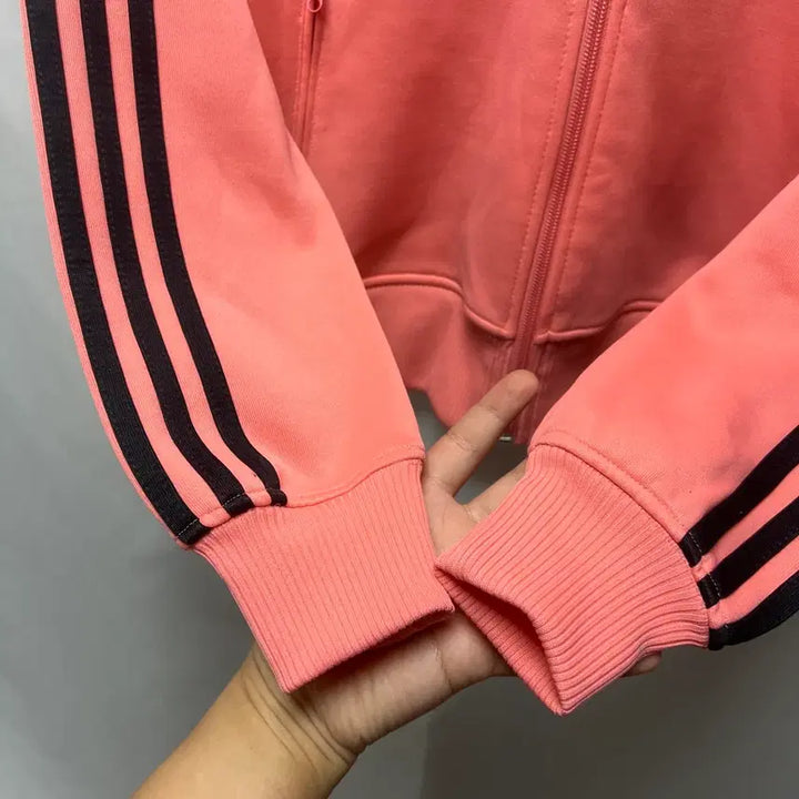 [SOLD OUT] [정품/90] 아디다스 플락 유로파 핑크 후드집업 트랙탑/져지