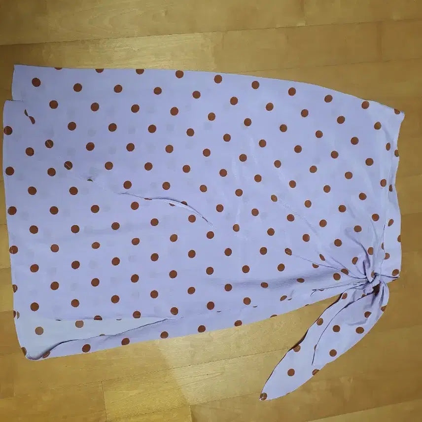 [BUNJANG] Egoist Dot Wrap Midi Skirt / 에고이스트 도트랩스탈 스커트55