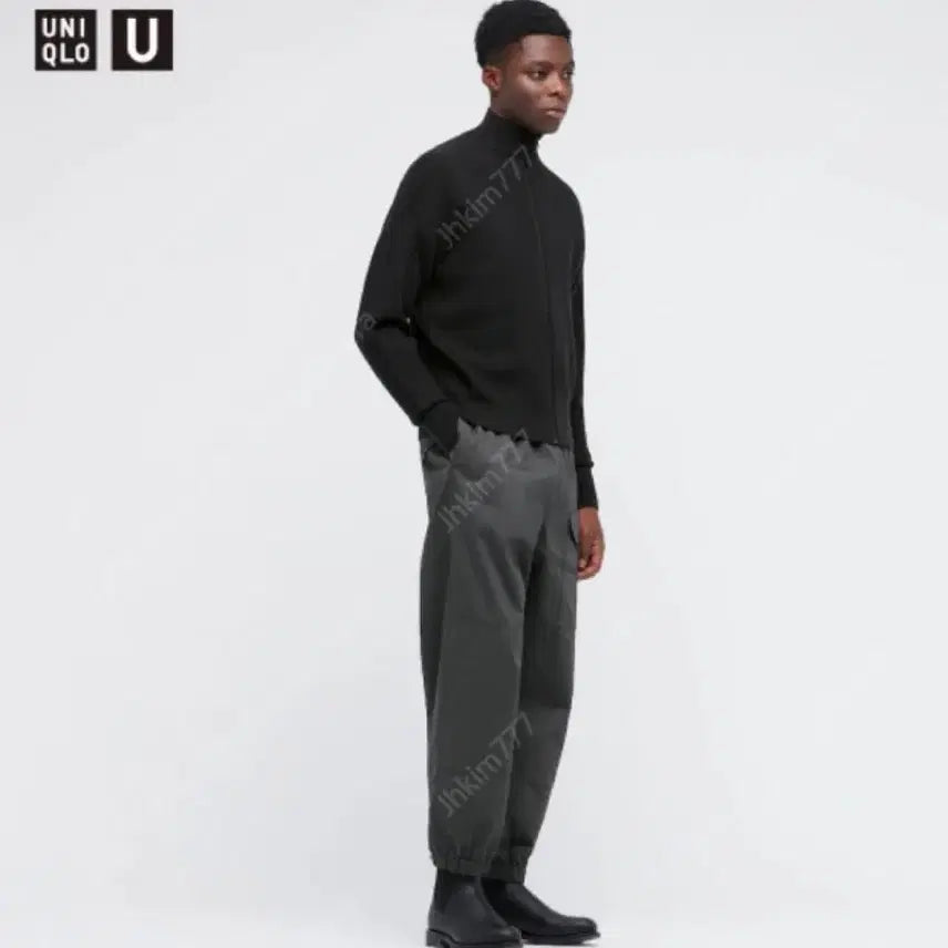 [BUNJANG] Uniqlo U Merino Wool Zip-Up Jacket / [L] 유니클로U 메리노 울 집업
