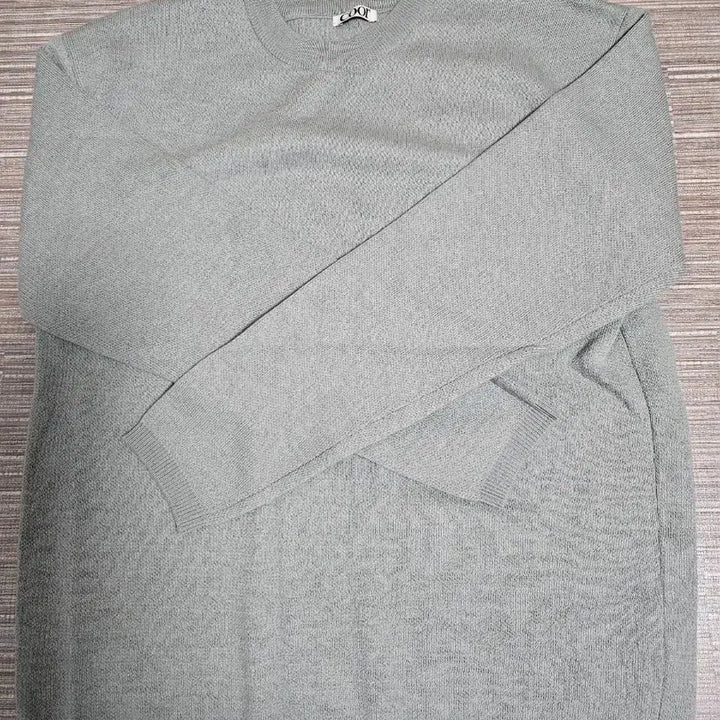 [BUNJANG] COOR Topfeel Cashmere Round Knit (Gray Dusty Green) / 쿠어 탑필 캐시미어 라운드 니트 (그레이시더스티그린)