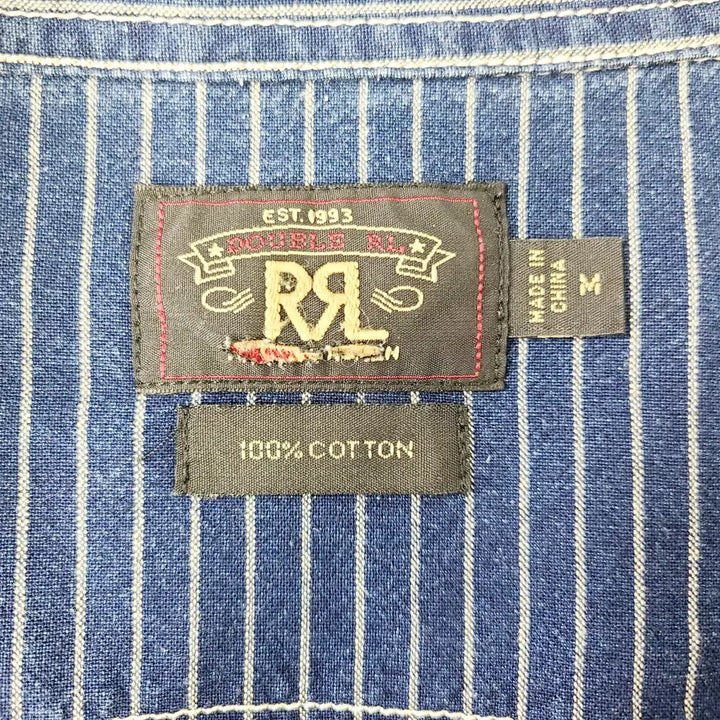 [BUNJANG] RRL Indigo Wabash Stripe Work Shirt / RRL 더블알엘 인디고 와바시 스트라이프 워크셔츠 M (실측XL급)