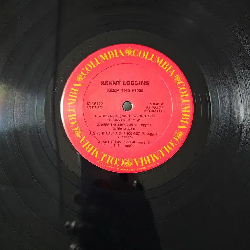 [BUNJANG] Kenny Loggins Keep The Fire LP / (미국반, 싱어,기타리스트, 케니 로긴스) Kenny Loggins LP