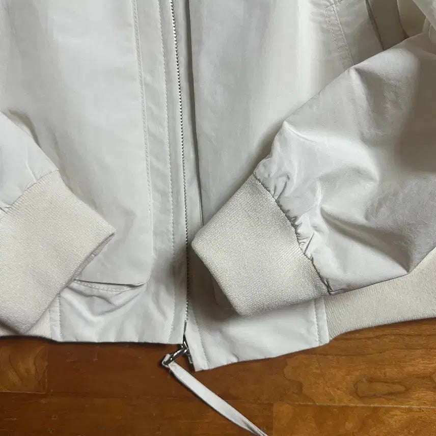 [BUNJANG] BLR Curved Line Flight Jacket Ivory / BLR Curved Line Flight Jacket Ivory