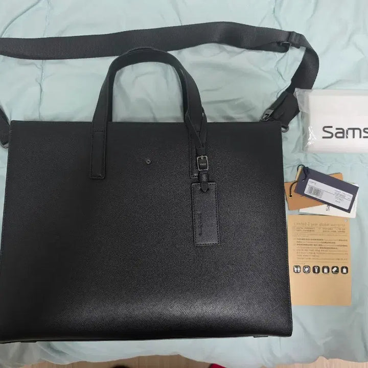 [BUNJANG] Samsonite Forte 2 Briefcase Black HU909002 / 쌤소나이트 포르테 도트백2 블랙 HU909002 구성품완벽 당일발송