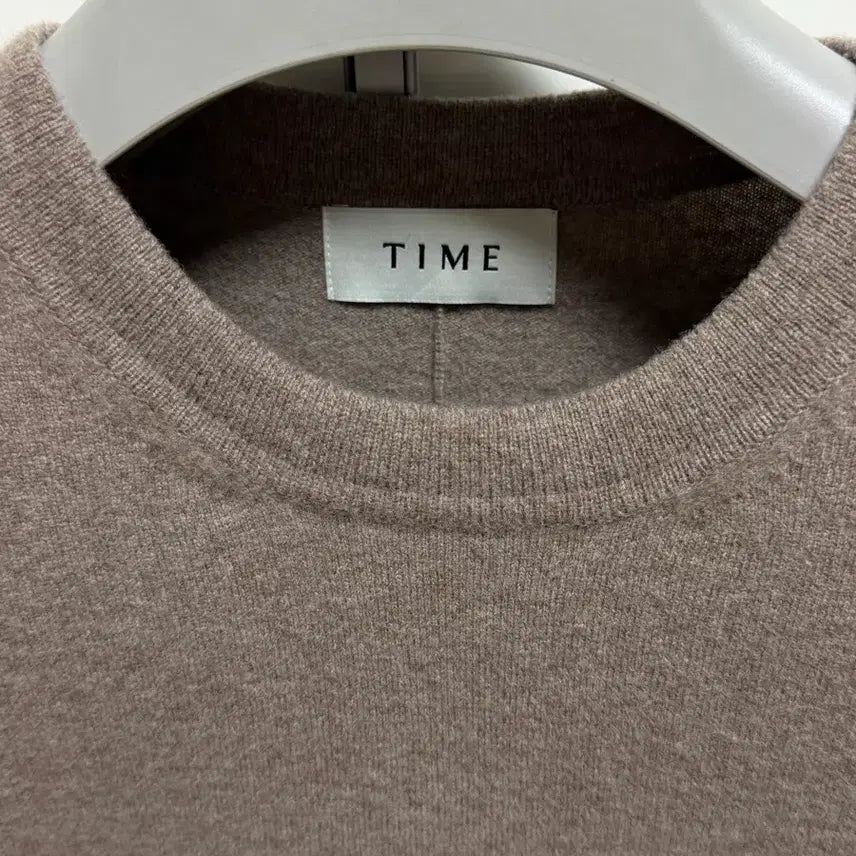 [BUNJANG] Time Homme Brown Wool Knit Sweater / 타임옴므 브라운 울 니트 판매