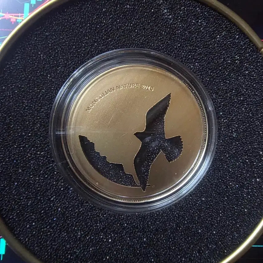 [BUNJANG] Mongolian Nature Falcon Silver Coin / 2015년 몽골 자연 시리즈 팔콘 은화