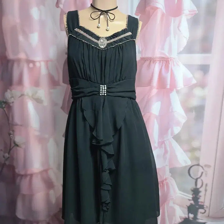 [BUNJANG] Axis Farm Vintage Frill Dress / 엑시즈팜 고전 프릴 원피스