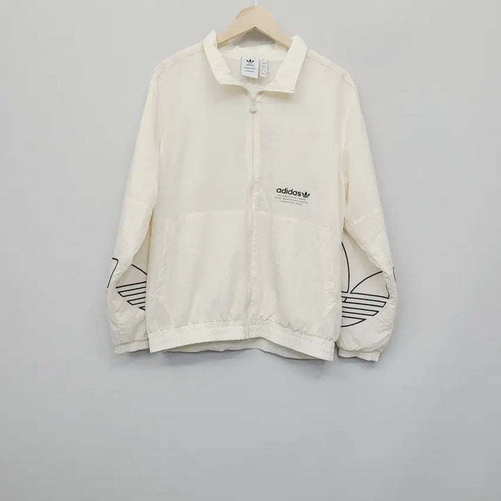 [BUNJANG] Adidas Trefoil Tricolor Windbreaker Jacket / 아디다스 빅트레포일 트라이컬러 윈드브레이커  (105)