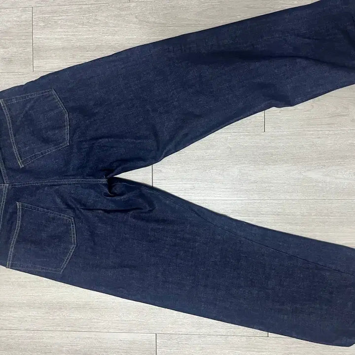 [BUNJANG] Sunflower Wide Twist Simple Rinse Blue Jeans / 선플라워 와이드 트위스트 심플 린스 블루 34